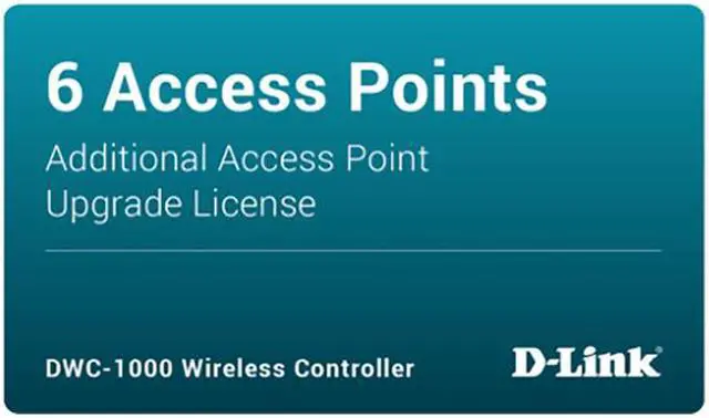 Alt view image 2 of 2 - D-Link DWC-1000-AP6-LIC DWC-1000 6 Access Point Upgrade License