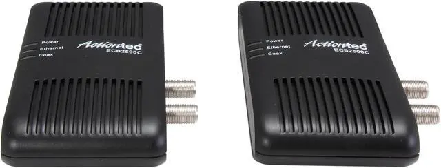 Alt view image 2 of 5 - Actiontec MoCA Ethernet to Coax Network Adapter Kit for Homes with Cable TV Service (ECB2500CK01)