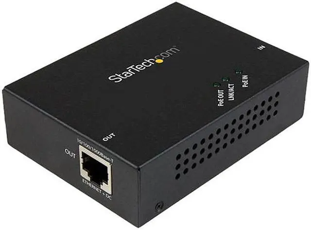 Alt view image 3 of 4 - StarTech.com 1 Port Gigabit PoE+ Network Extender, 802.3at and 802.3af
