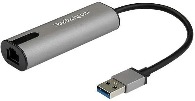Main image of StarTech.com 2.5GbE USB A to Ethernet Adapter - NBASE-T NIC - USB 3.0 Type A 2.5 GbE Multi Speed Gigabit Network USB 3.1 to RJ45/LAN