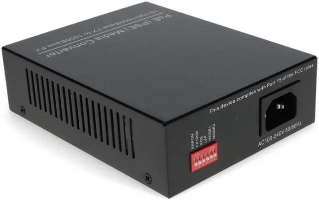 Alt view image 3 of 8 - AddOn 10/100/1000Base-TX(RJ-45) to Open SFP Port POE Media Converter