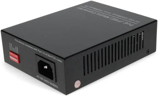 Alt view image 5 of 8 - AddOn 10/100/1000Base-TX(RJ-45) to Open SFP Port POE Media Converter