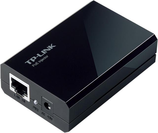  TP-LINK 802.3af Gigabit PoE Injector, Convert Non-PoE to PoE  Adapter, Auto Detects the Required Power, up to 15.4W, Plug & Play