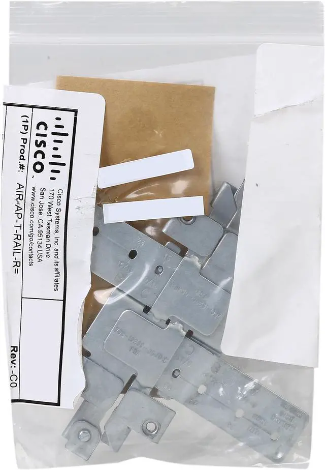 Alt view image 4 of 4 - CISCO AIR-AP-T-RAIL-R= Aironet Recessed Ceiling Grid Clip