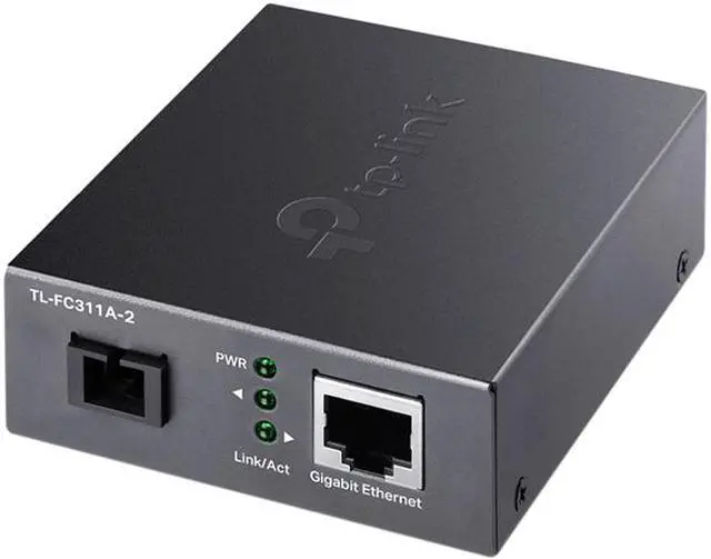 Main image of TP-Link TL-FC311A-2 | Gigabit WDM SFP to RJ45 Fiber Media Converter | Fiber to Ethernet Converter | 10/100/1000Mbps RJ45 Port to 1000Base-LX Single-Mode Fiber