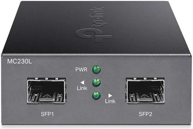 Alt view image 3 of 4 - TP-Link MC230L | Gigabit SFP to SFP Fiber Media Converter | Convert Between 2 Gigabit SFP Modules| Plug & Play | Durable Metal Casing | Versatile Compatibility | Hot-Swappable