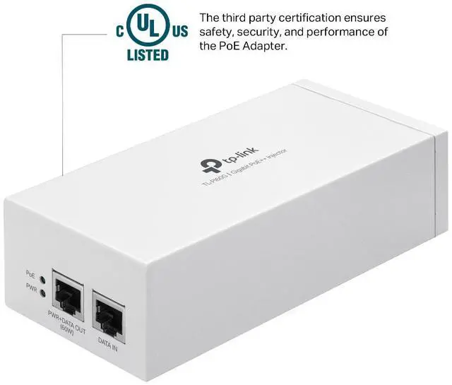 Alt view image 8 of 10 - TP-Link Gigabit PoE++ Injector, TL-PI60G