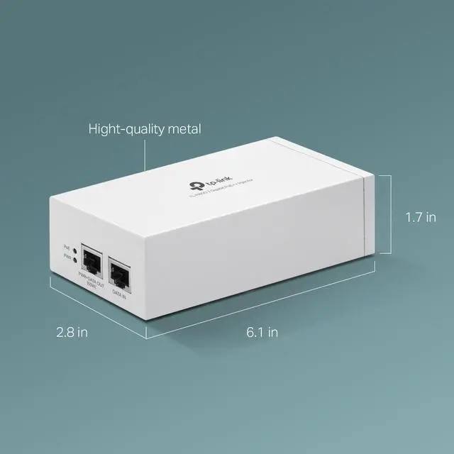 Alt view image 5 of 10 - TP-Link Gigabit PoE++ Injector, TL-PI60G