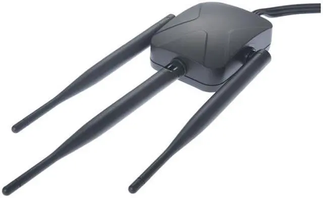 Alt view image 2 of 5 - Rosewill RNX-A5-EX 2.4 GHz Indoor Omni-Directional (5 dBi x3) High Gain Antenna / Design For Wireless N 2x3 or 3x3 Solution/ SMA Connector