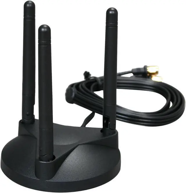 Main image of Rosewill RNX-A2-EX 2.4 GHz Indoor Omni-Directional (2 dBi x3) Antenna Extender/ Design For Wireless N 2x3 or 3x3 Solution/ SMA Connector