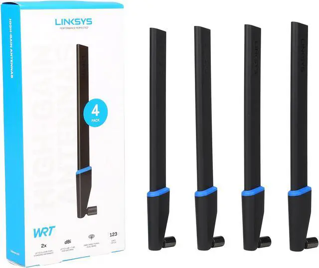 Alt view image 6 of 6 - Linksys WRT004ANT High-Gain Antenna 4-Pack