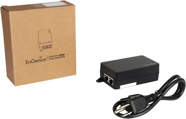 Alt view image 6 of 6 - EnGenius EPA5006GP Passive 54V Gigabit Single Port PoE Adapter