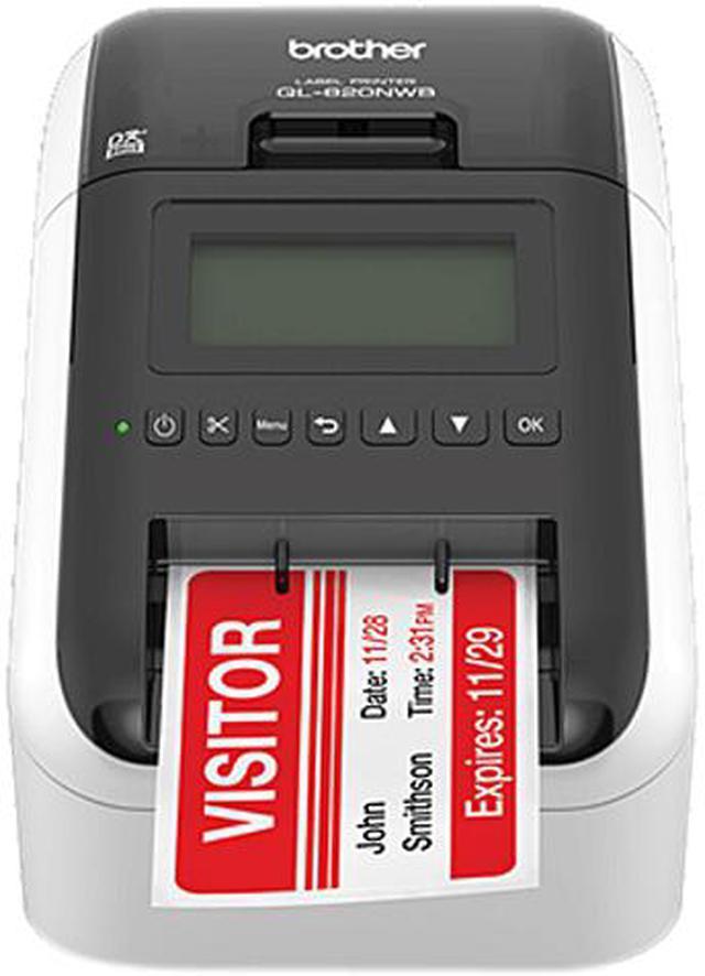 Brother Label Printer Black/White Plastic QL-820NWB