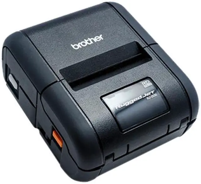 Alt view image 3 of 3 - Brother RuggedJet RJ-2050 1" Mobile Direct Thermal Receipt / Label Printer, 203 dpi, 32 MB RAM / 32 MB Flash, USB, WiFi, Bluetooth MFi