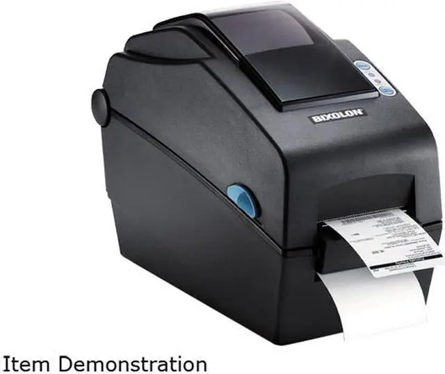 Main image of Bixolon SLP-DX220EG 2” Desktop Direct Thermal Barcode/Label/Wristband Printer, 203 dpi, Serial, Ethernet, SLCS, BPL-Z, BPL-E - Black