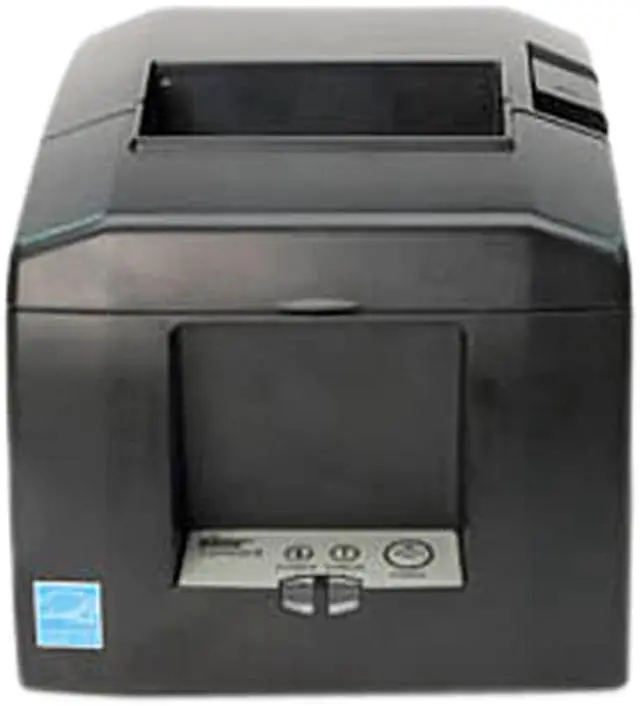 Alt view image 2 of 3 - Star Micronics TSP654D Resto Direct Thermal Receipt Printer, Serial, Cutter, Gray - TSP654IID-GRY US RESTO QUEBEC