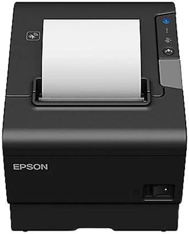 Alt view image 2 of 2 - Epson TM-T88VI 3" Single-station Thermal Receipt Printer, USB, Ethernet, Serial, Black - C31CE94061