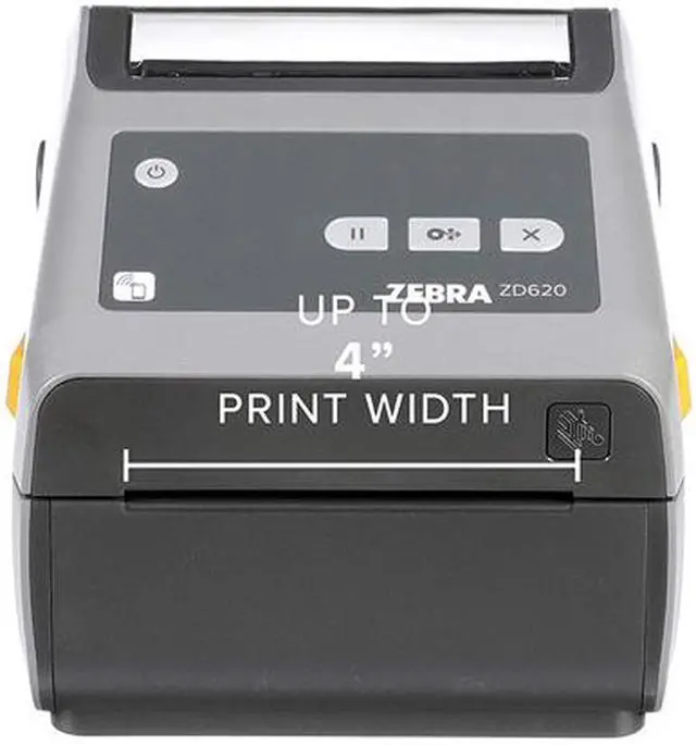 Alt view image 2 of 6 - Zebra ZD620d Direct Thermal Printer - Monochrome - Desktop - Label/Receipt Print