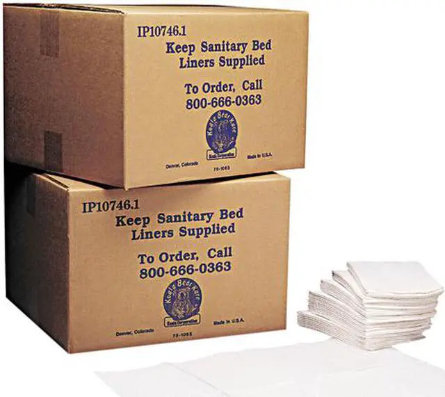 Main image of Baby Changing Station Sanitary Bed Liners, White, 500/carton