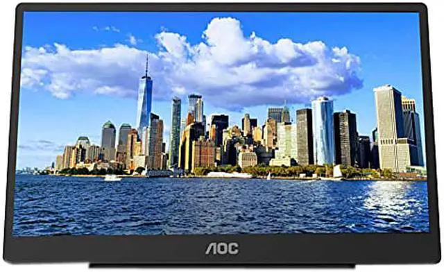 Main image of AOC 16T2 15.6-Inch Full HD Touchscreen w/ Micro HDMI Portable Display (Renewed)
