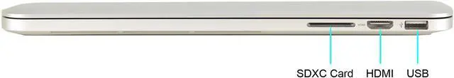 Alt view image 3 of 5 - Apple Grade B Laptop Intel Core i7-4770HQ 16GB Memory 500 GB SSD 15.4" Mac OS A1398