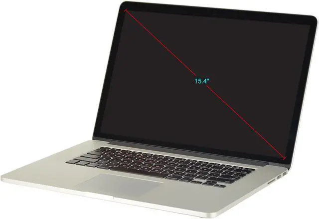 Alt view image 2 of 5 - Apple Grade B Laptop Intel Core i7-4770HQ 16GB Memory 500 GB SSD 15.4" Mac OS A1398
