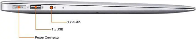 Alt view image 4 of 7 - Apple Laptop MacBook Air MD711LL/A 11.6" Intel Core i5 4th Gen 4250U (1.30 GHz) 4 GB Memory 128 GB SSD (Grade B Refurbished)