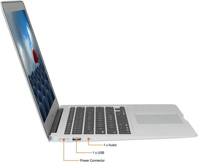 Alt view image 4 of 7 - Apple Laptop MacBook Air MD231LL/A 13.3" Intel Core i5 3rd Gen 3427U (1.80 GHz) 4 GB Memory 128 GB SSD OS X 10.10 Yosemite