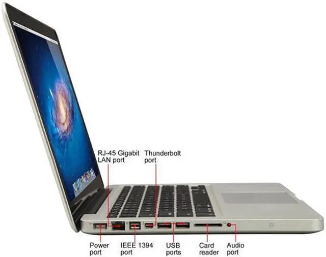 Alt view image 4 of 4 - Apple Laptop MacBook Pro MD313LL/A 13.3" Intel Core i5 2nd Gen 2435M (2.40 GHz) 4 GB Memory 500 GB HDD OS X 10.10 Yosemite