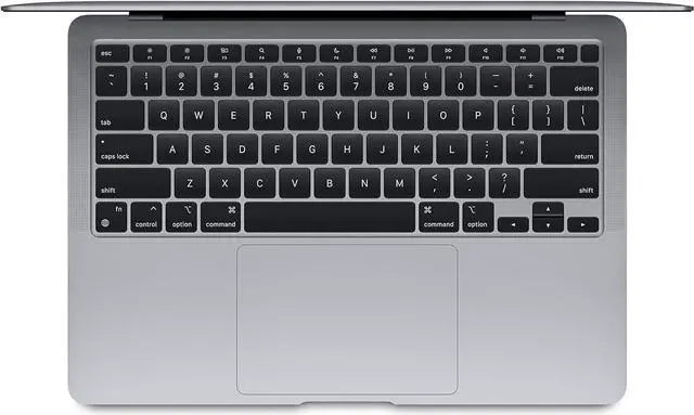 Alt view image 2 of 8 - Apple MacBook Air 2020 Laptop Apple M1 8GB Memory 256 GB SSD 13.3" macOS 11 Big Sur MGN63LL/A Space Gray (Grade A)