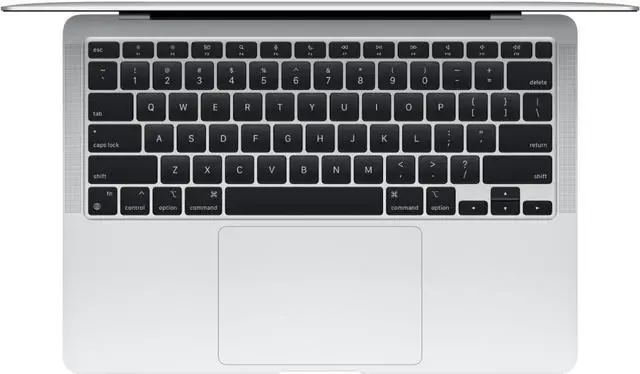Alt view image 2 of 4 - Refurbished Apple MacBook Air 13.3" (2020) Laptop Apple M1 Chip 8GB Memory 128GB SSD Silver Grade B
