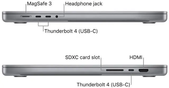 Alt view image 3 of 4 - Apple MacBook Pro Laptop Apple M1 Pro Chip 32GB Memory 1TB SSD 16.0" Liquid Retina XDR Display macOS 15 Sequoia (MK1E3LL/A) Silver