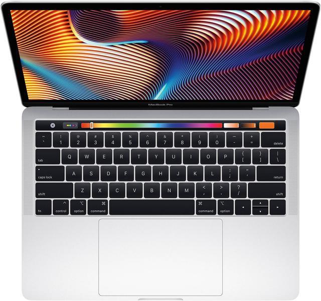 Refurbished: Apple Laptop MacBook Pro with Touch Bar (2019) Intel Core i5 8th Gen 8279U (2.40GHz) 8GB Memory 256 GB SSD Intel Iris Plus 655 13.3" 10.14 Mojave MV992LL/A Laptops /
