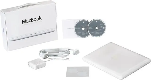 Alt view image 8 of 8 - Apple Laptop MacBook 2.26GHz 2GB Memory 250GB HDD NVIDIA GeForce 9400M 13.3" Mac OS X 10.6 Snow Leopard MC207LL/A