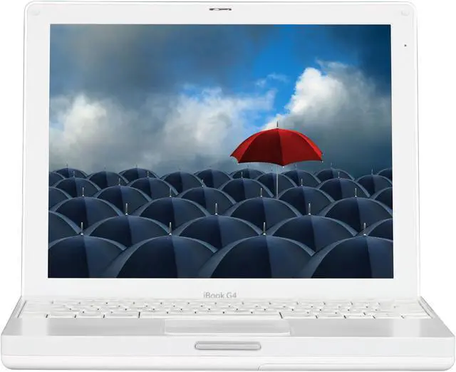 Alt view image 5 of 8 - Apple Laptop iBook G4 1.20GHz 256MB Memory 30GB HDD ATI Mobility Radeon 9200 12.1" Mac OS X 10.3 Panther M9623LL/A