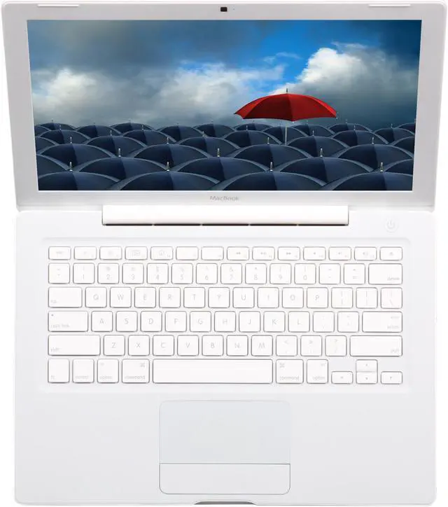 Alt view image 6 of 8 - Apple Laptop MacBook Intel Core 2 Duo P7450 2GB Memory 160GB HDD NVIDIA GeForce 9400M 13.3" Mac OS X 10.6 Snow Leopard MC240LL/A