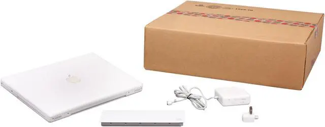 Alt view image 8 of 8 - Apple Laptop MacBook Intel Core 2 Duo P7450 2GB Memory 160GB HDD NVIDIA GeForce 9400M 13.3" Mac OS X 10.6 Snow Leopard MC240LL/A