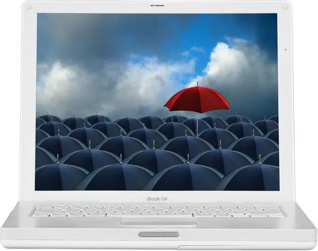 Alt view image 5 of 8 - Apple Laptop iBook G4 1.33GHz 256MB Memory 60GB HDD ATI Mobility Radeon 9200 14.1" Mac OS X 10.3 Panther M9627LL/A