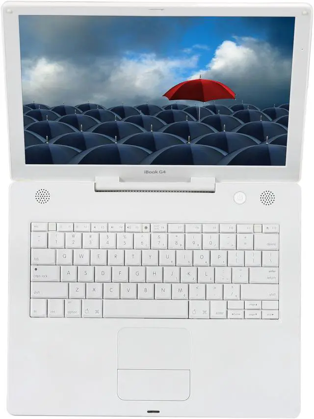Alt view image 6 of 8 - Apple Laptop iBook G4 1.33GHz 256MB Memory 60GB HDD ATI Mobility Radeon 9200 14.1" Mac OS X 10.3 Panther M9627LL/A