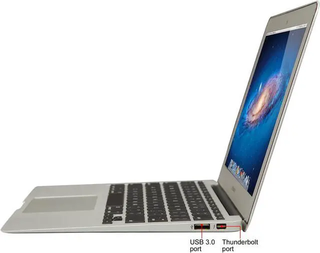 Alt view image 3 of 8 - Apple C Grade Laptop MacBook Air Intel Core i7-4650U 8GB Memory 128 GB SSD Intel HD Graphics 5000 11.6" MD711LL/B-Refurb C