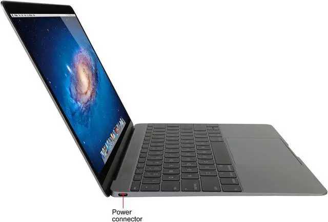 Alt view image 4 of 9 - Apple Laptop MacBook 1.20GHz 8GB Memory 512 GB SSD Intel HD Graphics 515 12.0" OS X 10.10 Yosemite MLH82LL/A