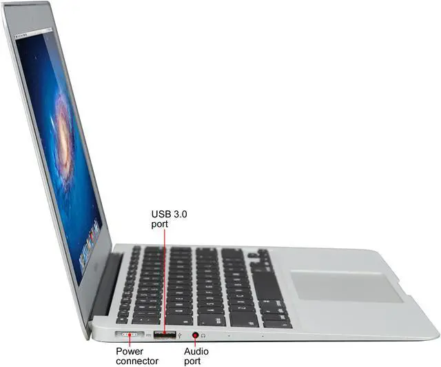 Alt view image 4 of 8 - Apple Grade A Laptop MacBook Air Intel Core i5-4250U 8GB Memory 256 GB SSD Intel HD Graphics 5000 11.6" Non-Touch Screen MD712LL/A A