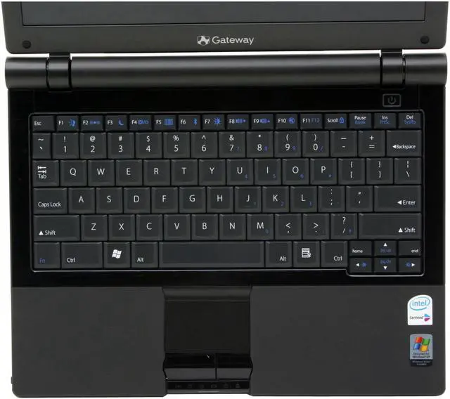 Alt view image 4 of 13 - Gateway Laptop Intel Core Solo U1300 512MB Memory 40GB HDD Intel GMA 950 12.1" Windows XP Professional E-100M(277213-2)