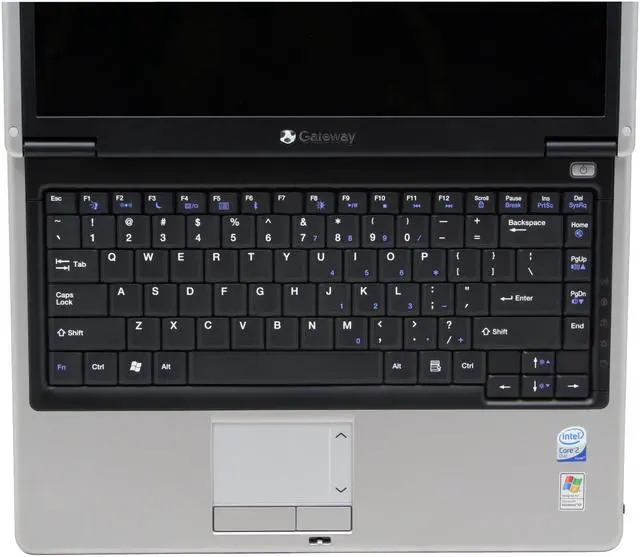 Alt view image 4 of 12 - Gateway Laptop Intel Core 2 Duo T7400 1GB Memory 80GB HDD Intel GMA 950 14.1" Windows XP Professional M255-E(277254-7)