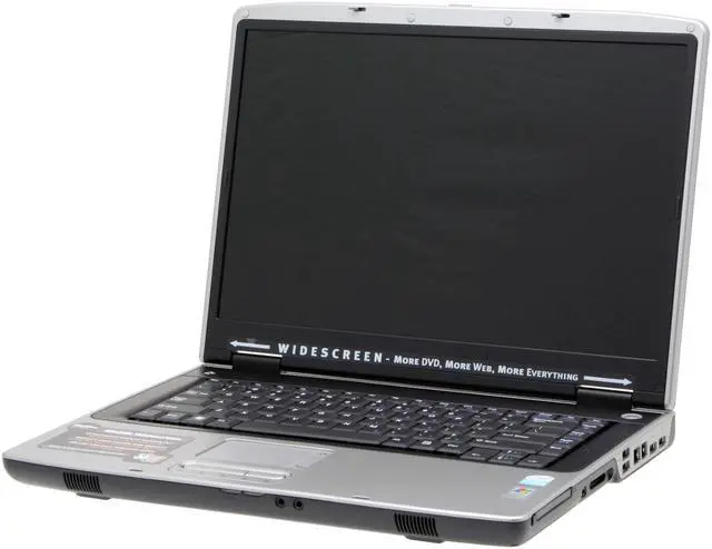 Alt view image 2 of 14 - Gateway Laptop Intel Celeron M 370 512MB Memory 80GB HDD Intel GMA 900 15.4" Windows XP Home MX6123