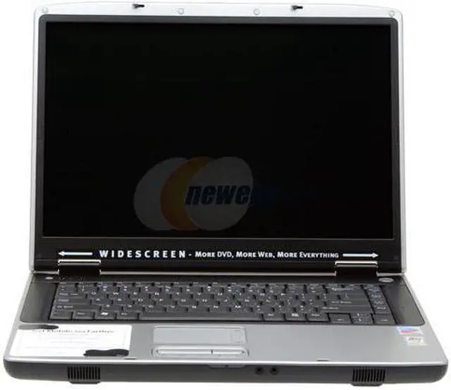 Alt view image 3 of 14 - Gateway Laptop Intel Pentium M 735 512MB Memory 60GB HDD Intel Extreme Graphics 2 15.4" Windows XP Home 6518GZ