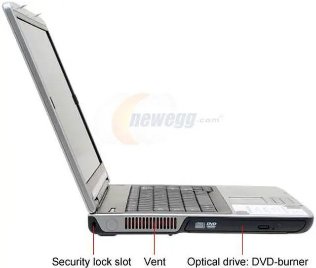 Alt view image 6 of 14 - Gateway Laptop Intel Pentium M 735 512MB Memory 60GB HDD Intel Extreme Graphics 2 15.4" Windows XP Home 6518GZ