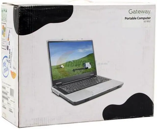 Alt view image 14 of 14 - Gateway Laptop Intel Pentium M 735 512MB Memory 60GB HDD Intel Extreme Graphics 2 15.4" Windows XP Home 6518GZ