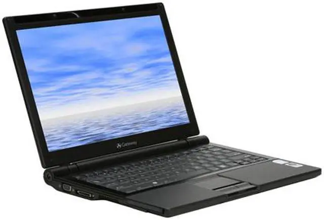 Alt view image 7 of 14 - Gateway Laptop Intel Core Solo U1300 1GB Memory 40GB HDD Intel GMA 950 12.1" Windows Vista Business E-100M(400916-0)