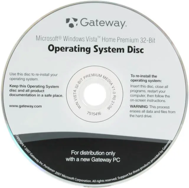 Alt view image 11 of 14 - Gateway Laptop AMD Turion 64 X2 TL-50 1GB Memory 160GB HDD ATI Radeon Xpress 1150 IGP 15.4" Windows Vista Home Premium MT6458 - RA